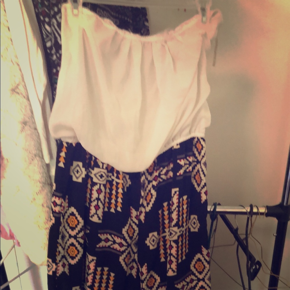 I have t-shirts, strapless romper, 3/4 sleeve